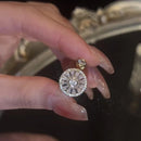 Kristallen Draaiende Mode Ring