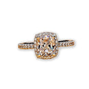 Midi Vierkante Belofte Ring