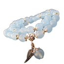 Tibetaanse Blauwe Fluoriet Kralen Armband