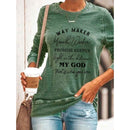Dame casual pullover-skjorte