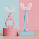 Silikone U-formet tandbørste til børn