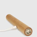 LED 360° rotatable wooden wall lamp