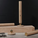 LED 360° rotatable wooden wall lamp