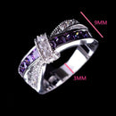 Criss Cross Kristal Ring