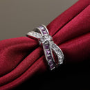 Criss Cross Kristal Ring