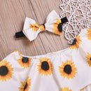 Zonnebloemenoutfit voor kinderen
