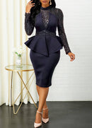 Midi Bodycon Jurk met Pailletten