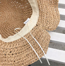 Wide brim straw hat 