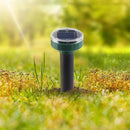 Mollenverjager op zonne-energie