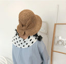 Wide brim straw hat 