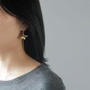 Magnolia Flower Dangle Earring