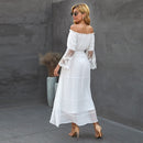 Boho lace maxi dress