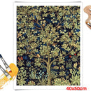 Green tree paint by numbers kit 