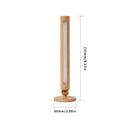 LED 360° rotatable wooden wall lamp