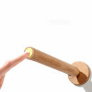 LED 360° rotatable wooden wall lamp