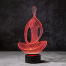 Yoga 3D Illusie Lamp