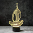 Yoga 3D Illusie Lamp