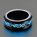 Luminous Celtic Dragon Ring