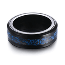 Luminous Celtic Dragon Ring