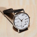 Wiskundige Quartz Horloge