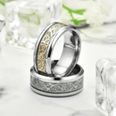 Luminous Celtic Dragon Ring