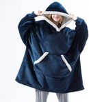 Furry Hoodie Blanket 