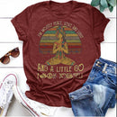 Jeg er for det meste Fred, Kærlighed og Lys og en smule Go Yoga T-Shirt
