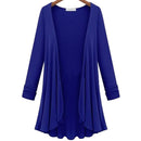 Casual vest met lange mouwen en ruches