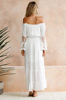 Boho lace maxi dress