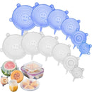 Reusable Food Lids (6 or 12 pieces set) 