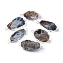 Magische Labradoriet & Druzy Kristal Gevlochten Armband