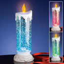 Color Changing LED Water Candle with Glitter