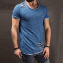 Mannen Shredded Tee