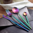 Regenboog Bestek Set (4 Stuks)