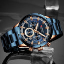 Curren Business Chronograafhorloge
