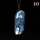 Levensboom Kristallen Hanger Ketting