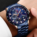 Heren Chronograaf Luxe Polshorloge