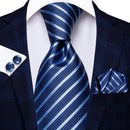 Blue tie for men