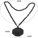 Obsidiaan Yin Yang Ketting