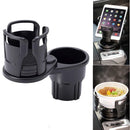 Double car cup holder
