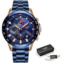 Heren Chronograaf Luxe Polshorloge