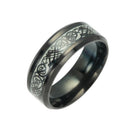 Luminous Celtic Dragon Ring