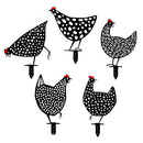 Chicken Set - 4-Piece Decoration Set for Indoor &amp; Outdoor Use!