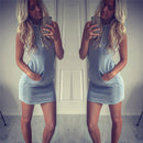 Casual Mouwloze Mini-jurk
