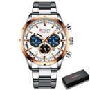 Curren Business Chronograafhorloge