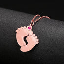 Custom Baby Feet Collar