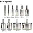 Diamond Coated Circular Drill Bit Set