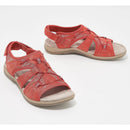 Ronde open teen sandalen