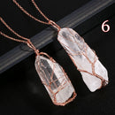 Levensboom Kristallen Hanger Ketting