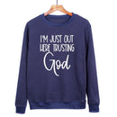 Jeg Stoler Bare På Gud - Sweatshirt